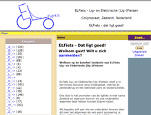 Tablet Screenshot of elfiets.nl